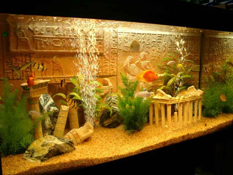 Декорации для аквариума