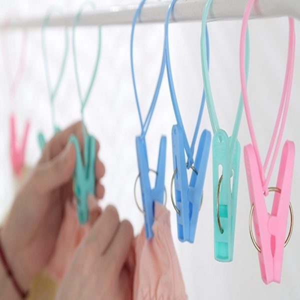Hoomall-12PCs-Plastic-Clothes-Pegs-Home-Travel-Portable-Hangers-Rack-Towel-Clothespin-Windproof-Clothes-Pegs-11